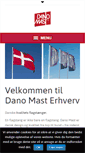 Mobile Screenshot of danomast.dk